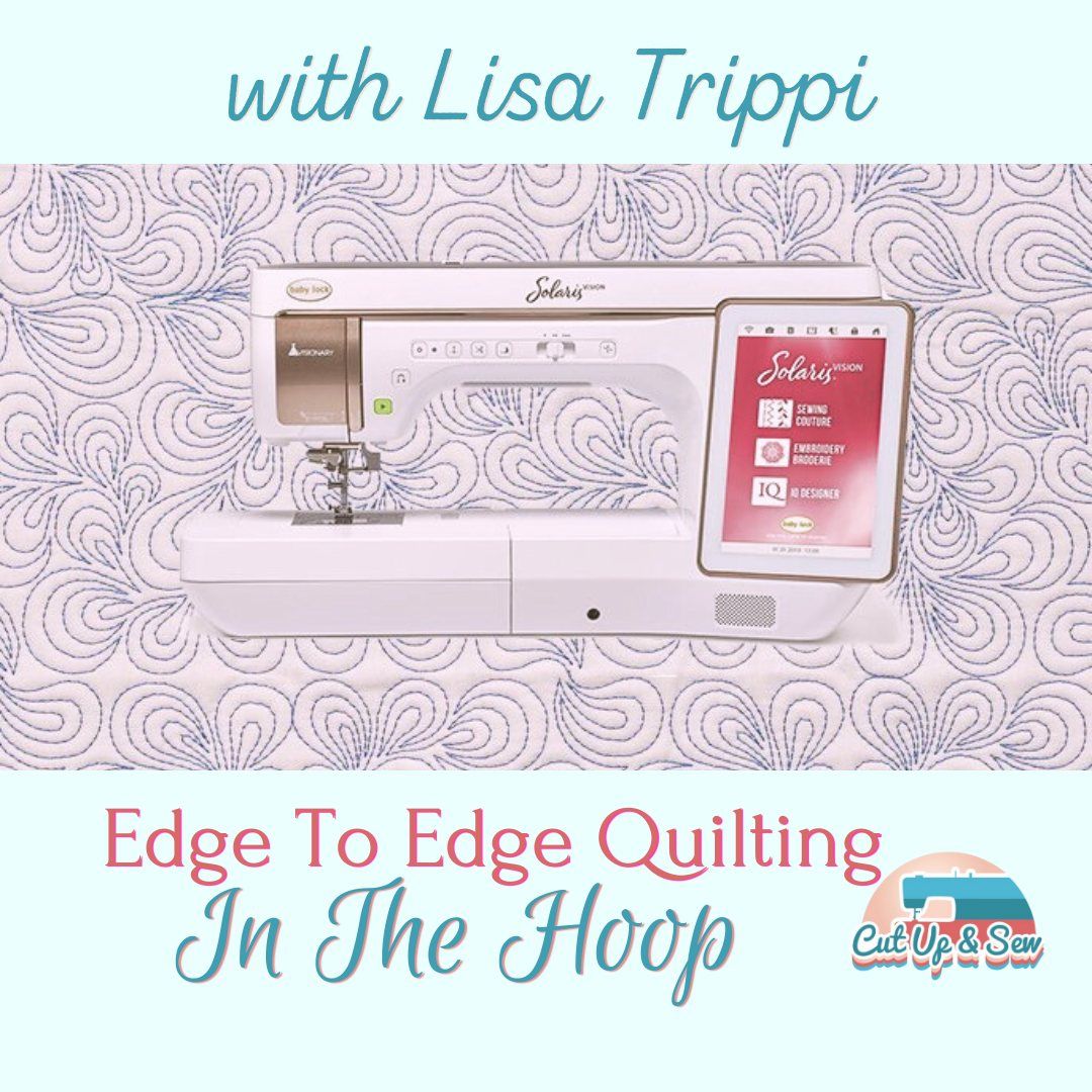 Edge to Edge Quilting In The Hoop