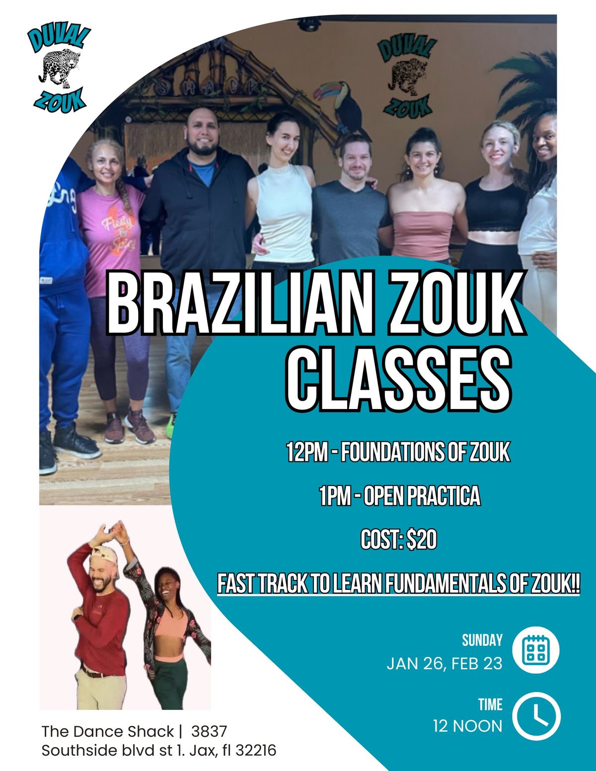 Foundations of Zouk  & Guided Practice