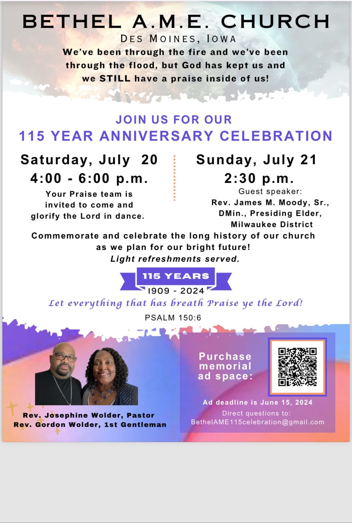 Bethel AME - 115th Anniversary Celebration