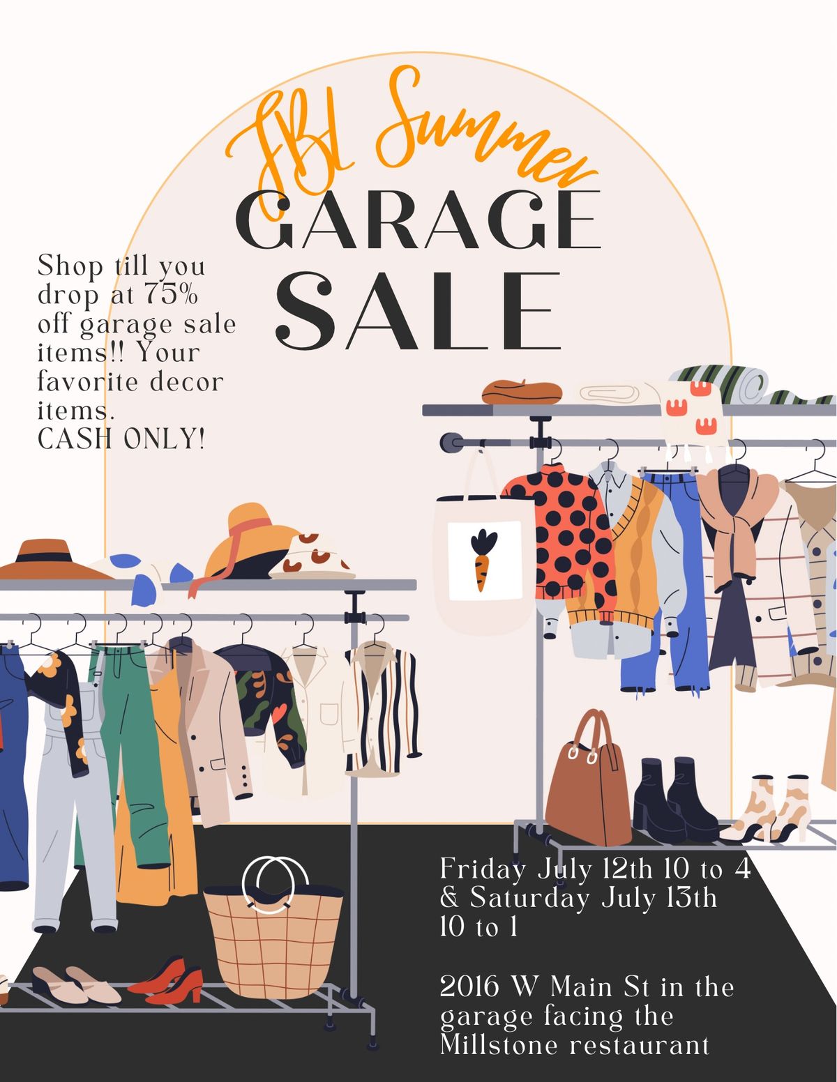 FBL Summer Garage Sale