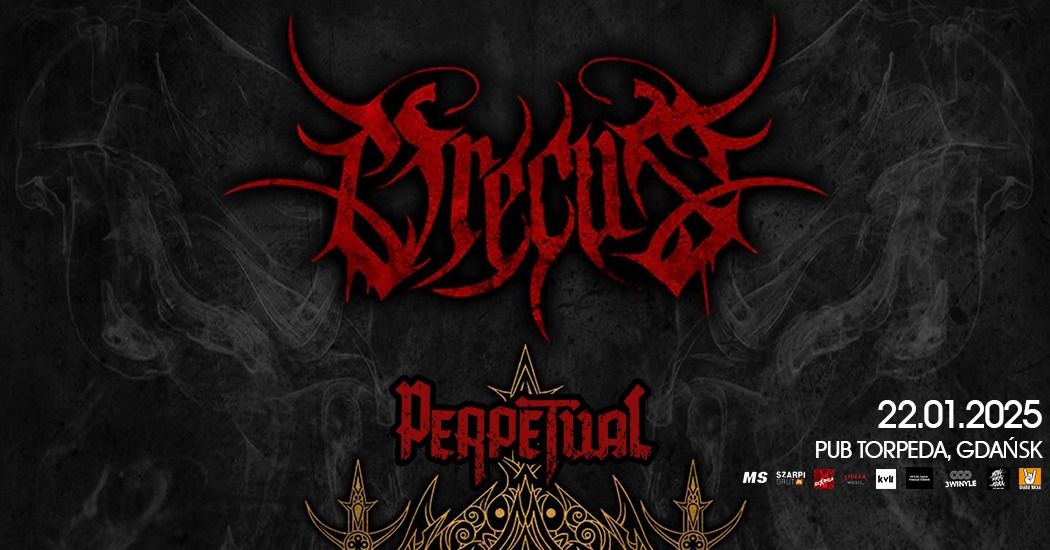 ORECUS (Modern Death Metal \/ Szwecja) + PERPETUAL (PL) \/ 22.01.2025, Gda\u0144sk