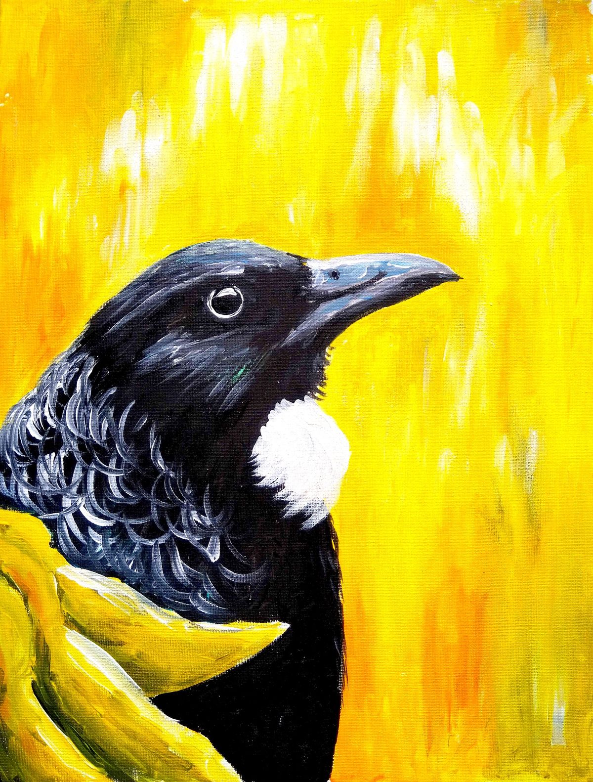 Paint and Wine Night in Palmerston North - Kowhai Tui (First Drink Included)