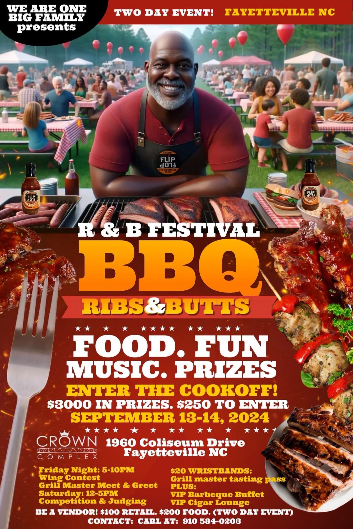 Fayetteville R&B Festival BBQ Cookoff (Ribs and Butts)