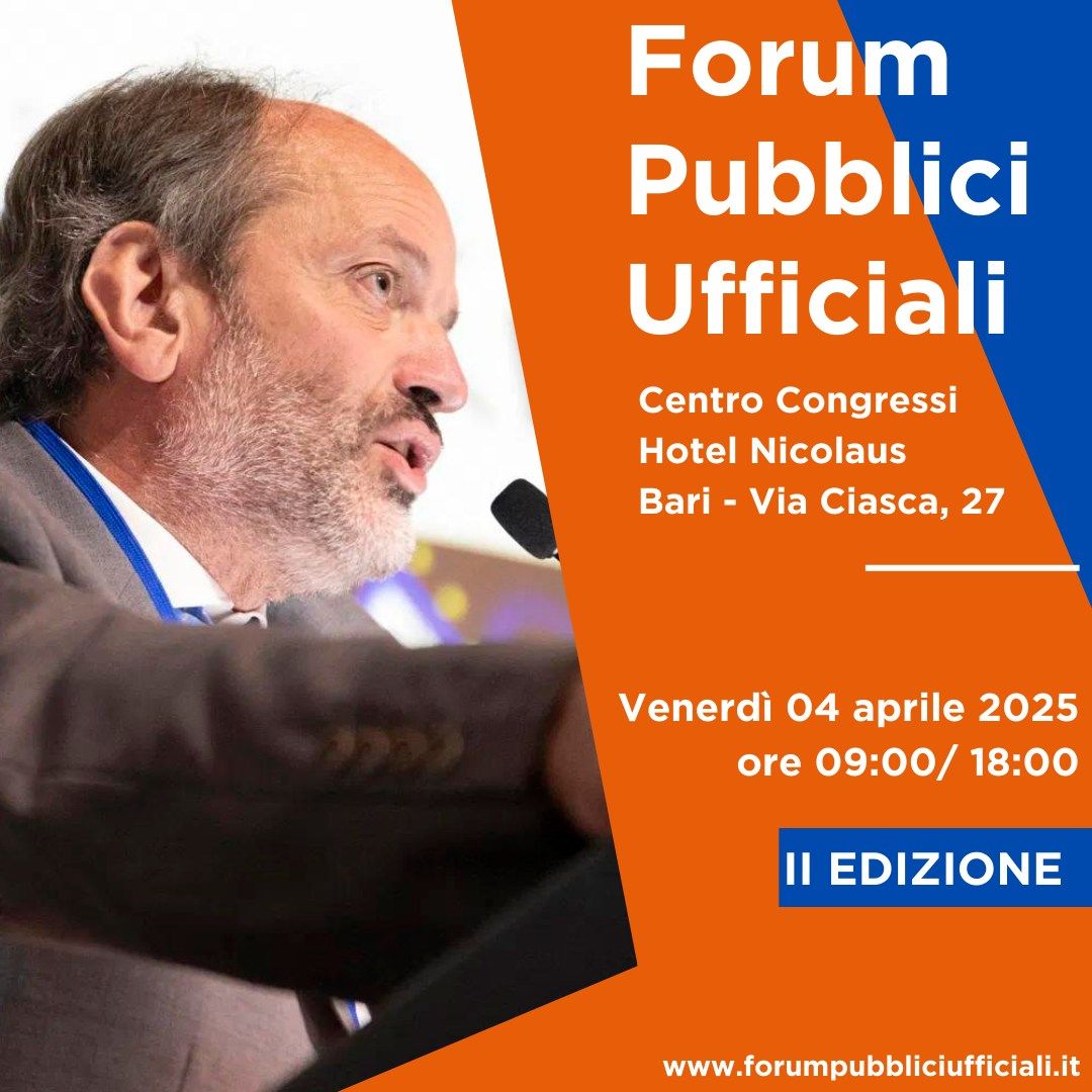 Forum Pubblici Ufficiali - II Edizione