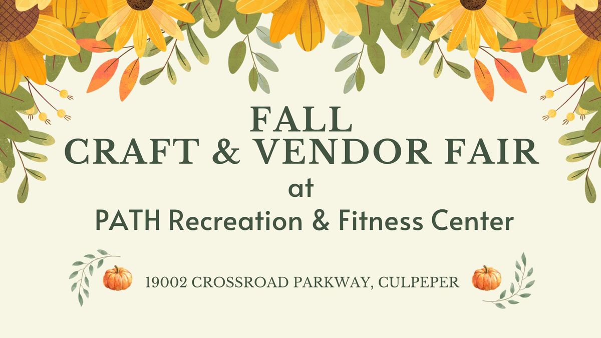 Fall Craft & Vendor Fair