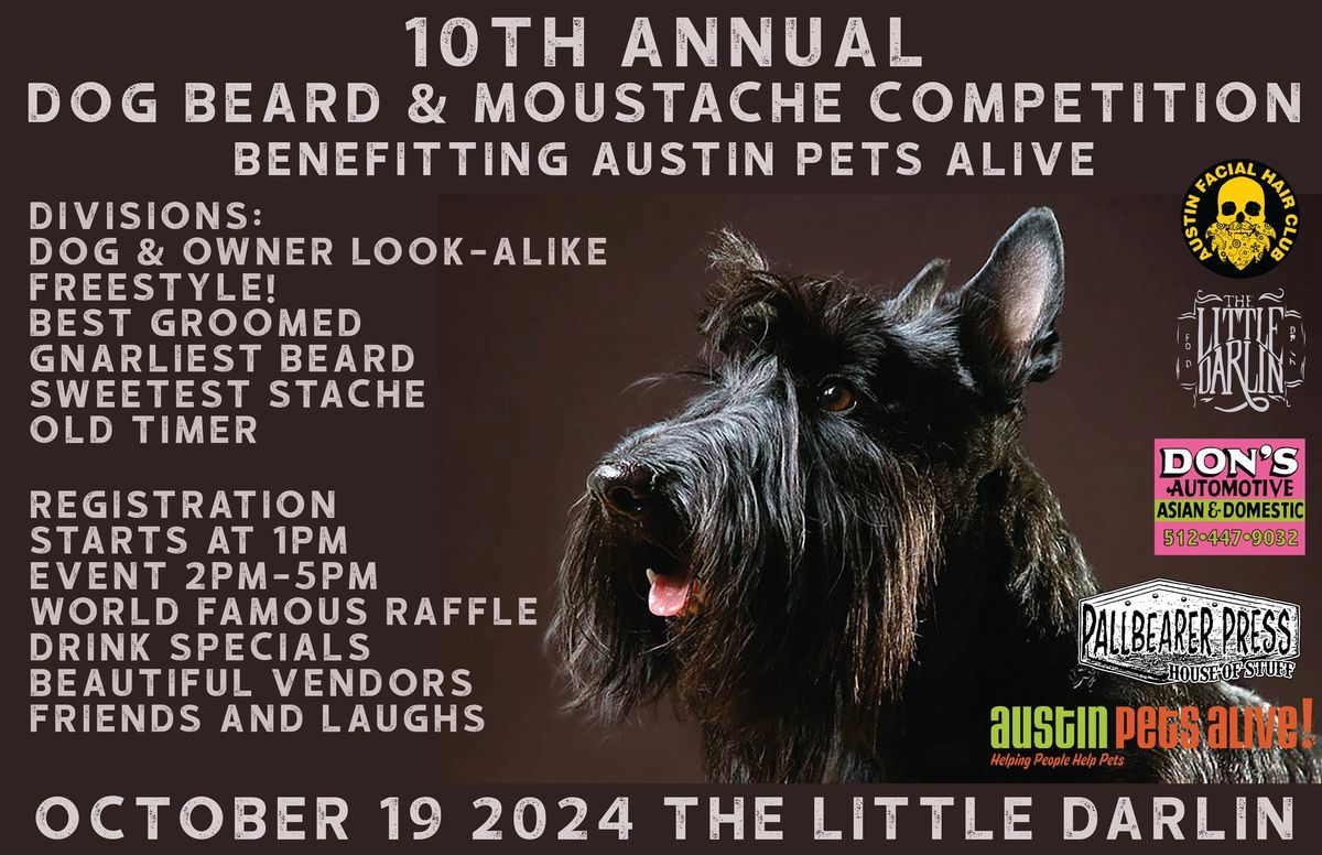 10th Annual Dog Beard & Moustache Competition