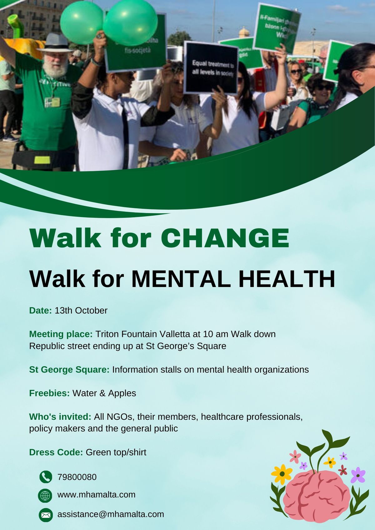 Walk for Change, Walk for Mental Health 