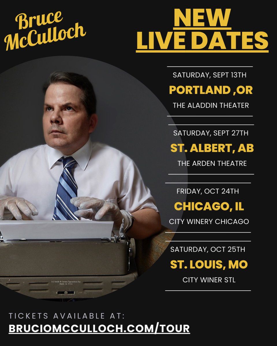 Bruce McCulloch at Beanfield Theatre