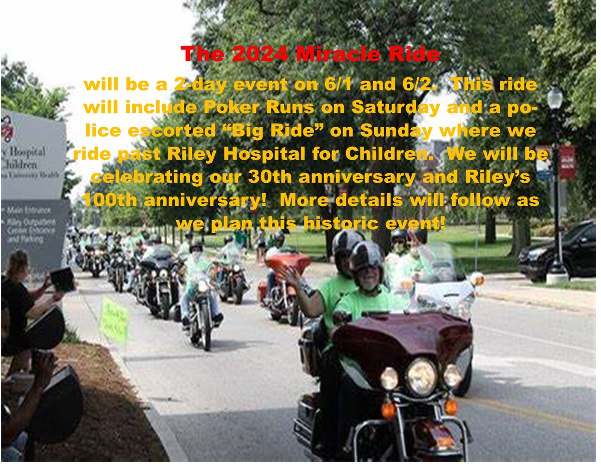 30th annual Miracle Ride