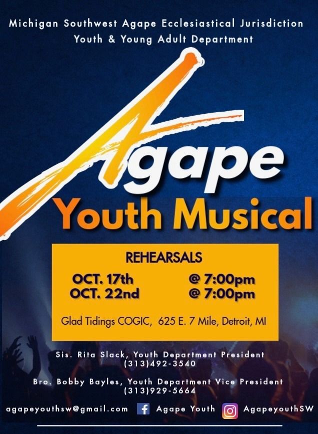 FINAL AGAPE YOUTH YOUNG ADULT REHEARSAL 