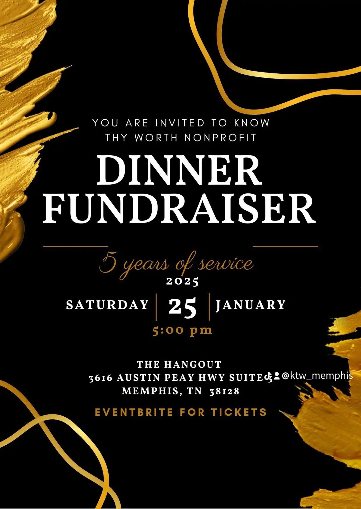 KTW 5 year celebration and fundraising dinner 