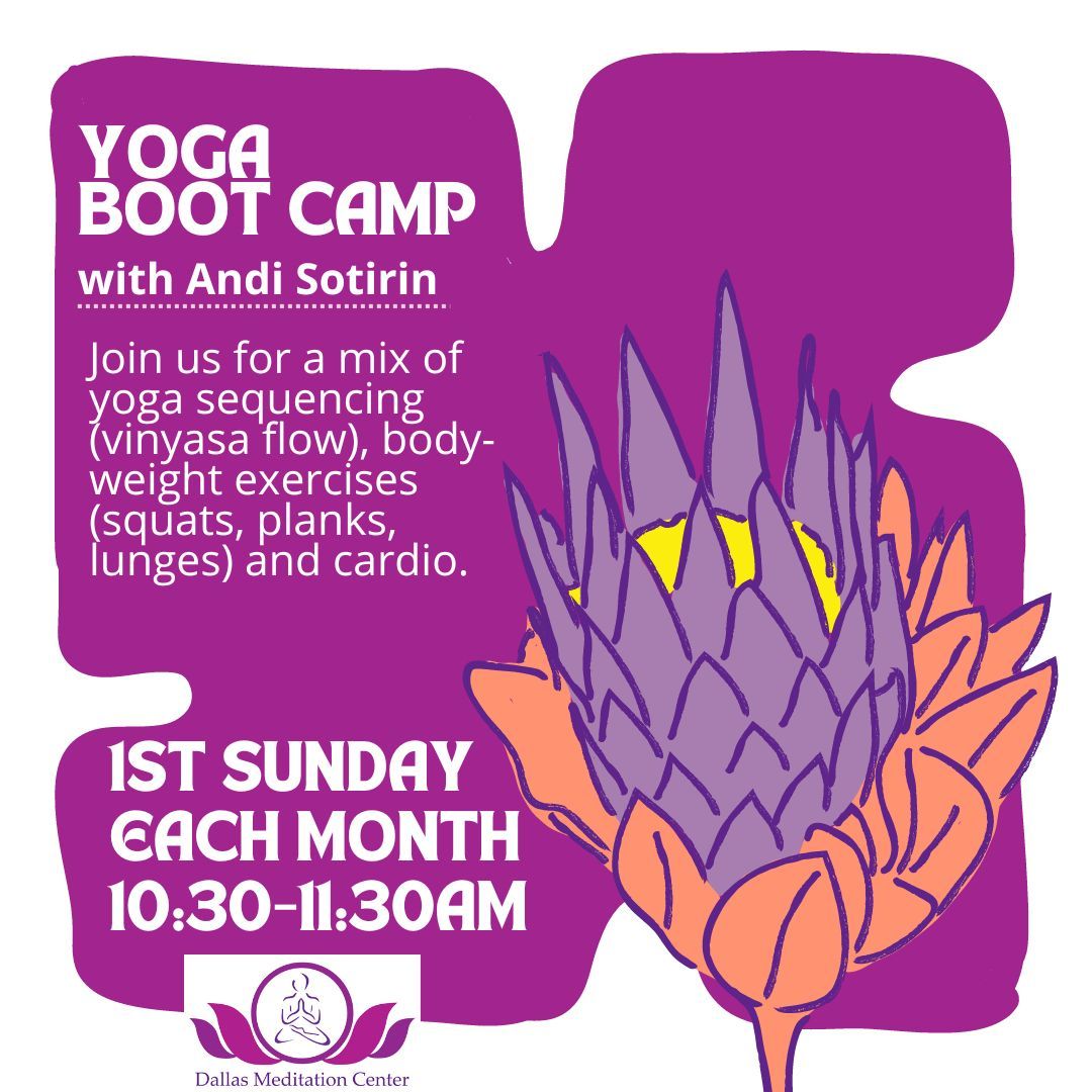 Yoga Boot Camp with Andi Sotirin \u2013 1st Sundays 