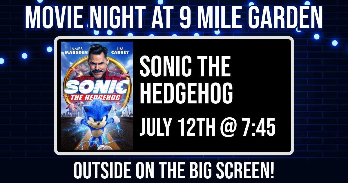 Sonic the Hedgehog - Movie Night on the Big Screen