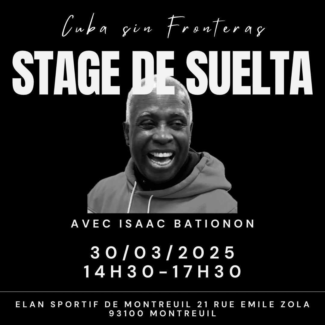 Stage de suelta salsa avec Isaac Bationon