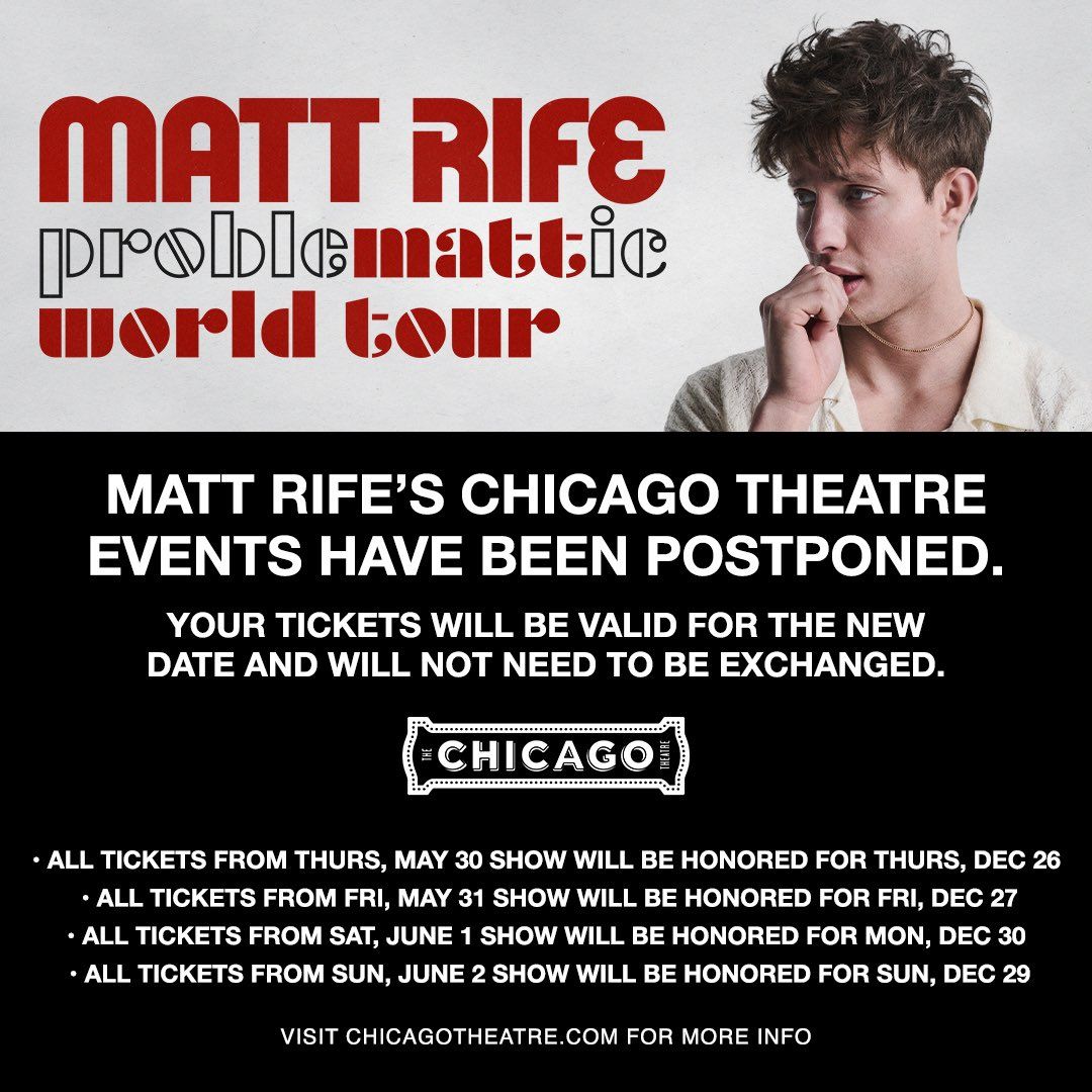 Matt Rife at Chicago Theatre