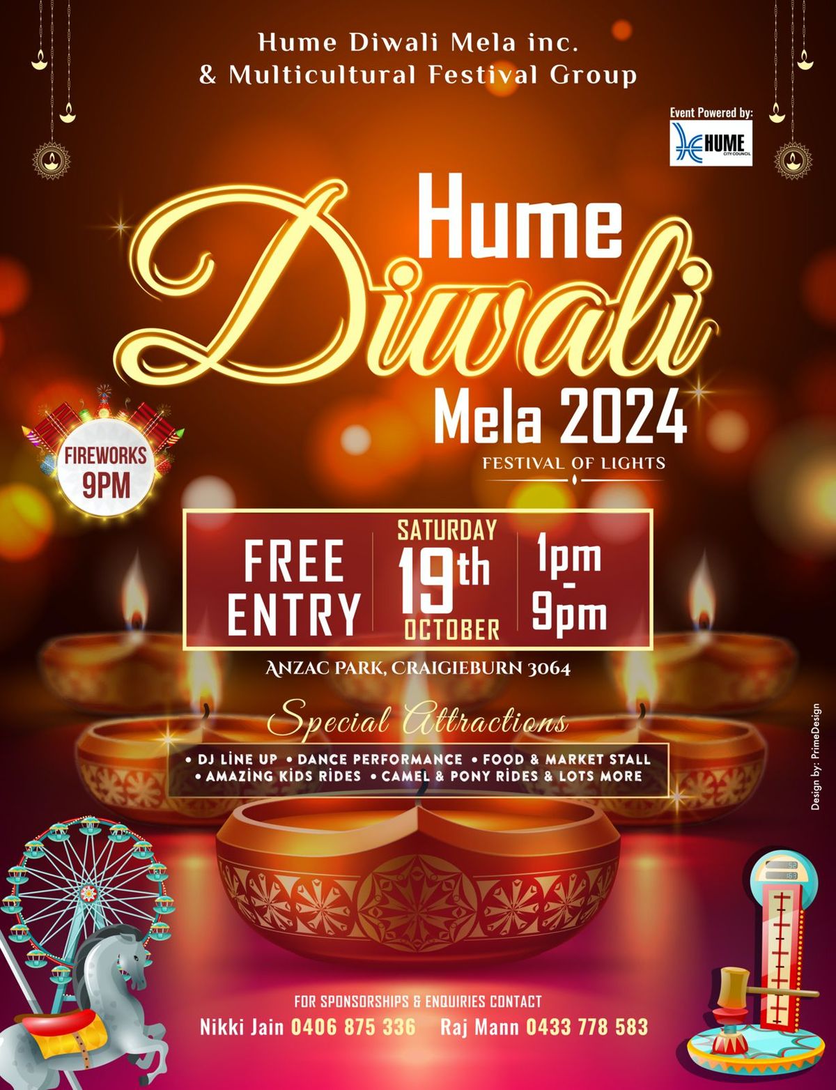 Hume Diwali Mela 2024