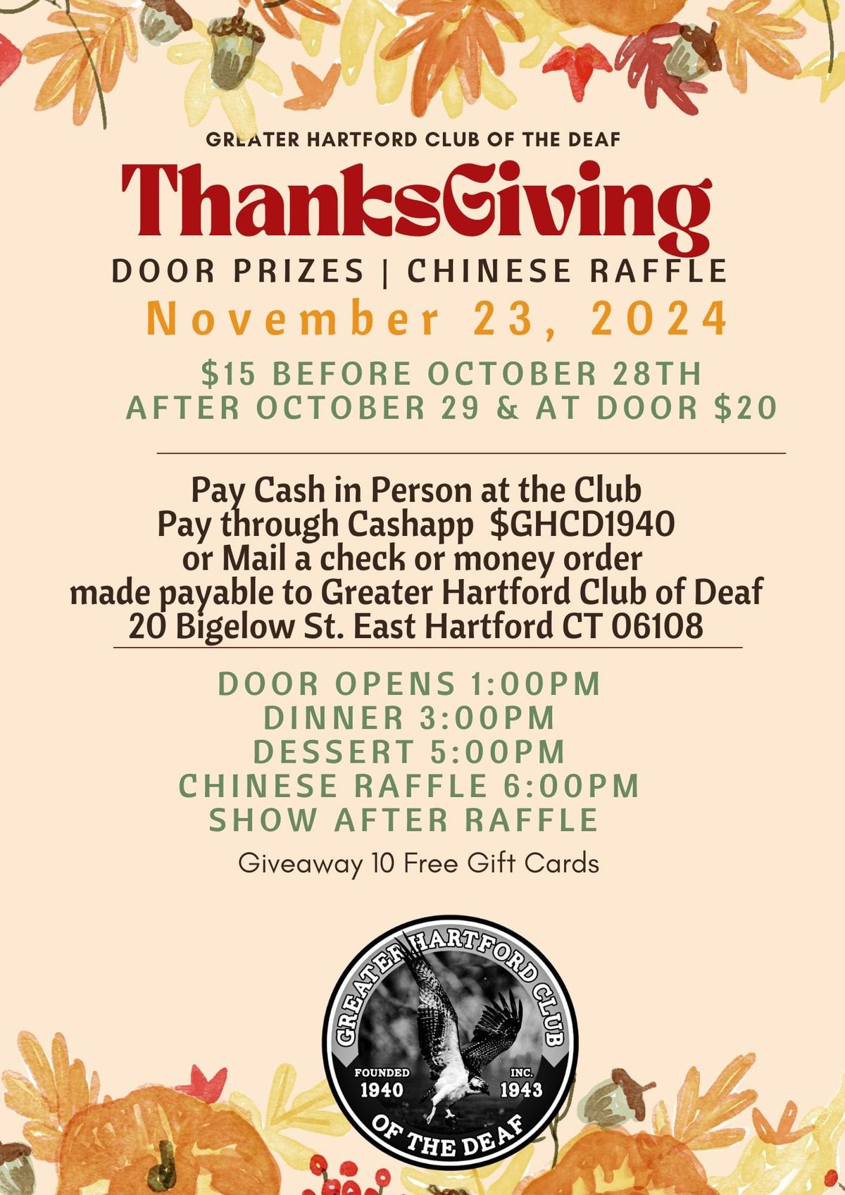 GHCD Thanksgiving 