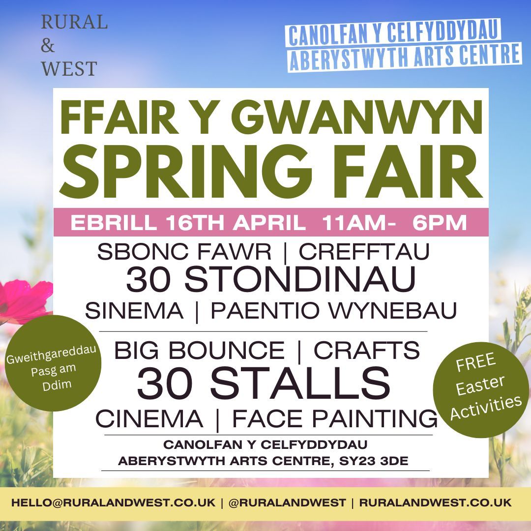 Spring Fair | Ffair Y Gwanwyn | Aberystwyth Arts Centre 