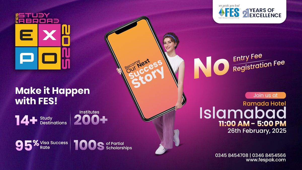 FES Study Abroad Expo 2025 - Islamabad