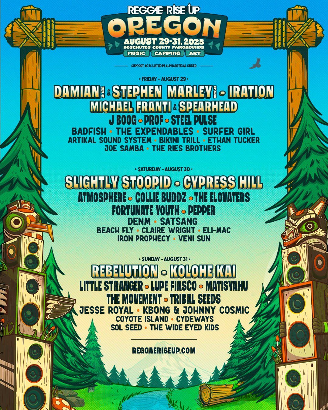 Reggae Rise Up Oregon - Friday