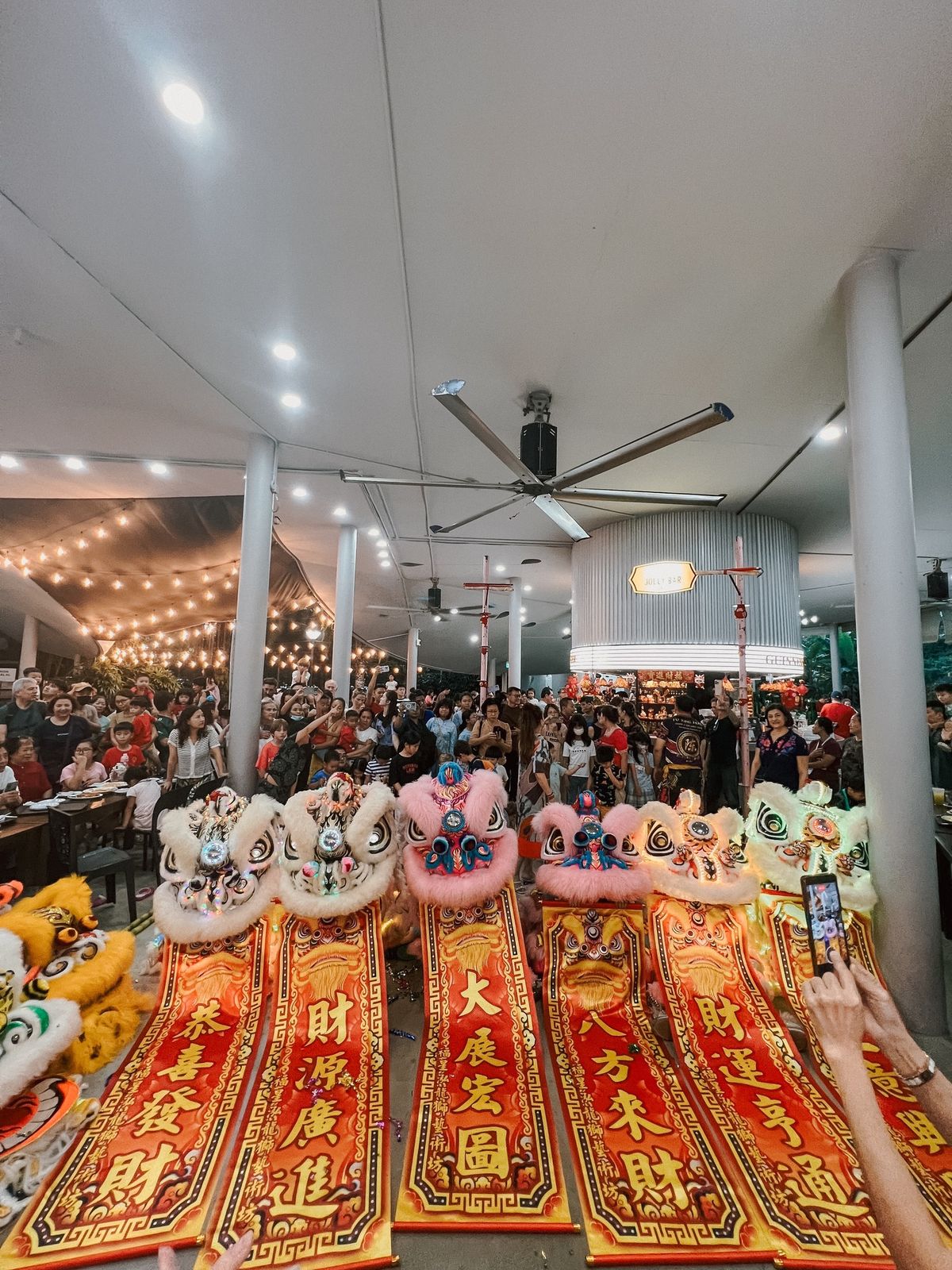 Lion Dance Performance @ Satay by the Bay