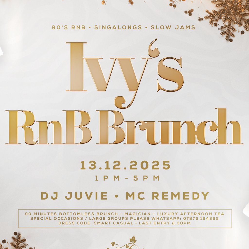 RnB Brunch - Christmas Special - 90s rnb, Singalongs, Slow Jams