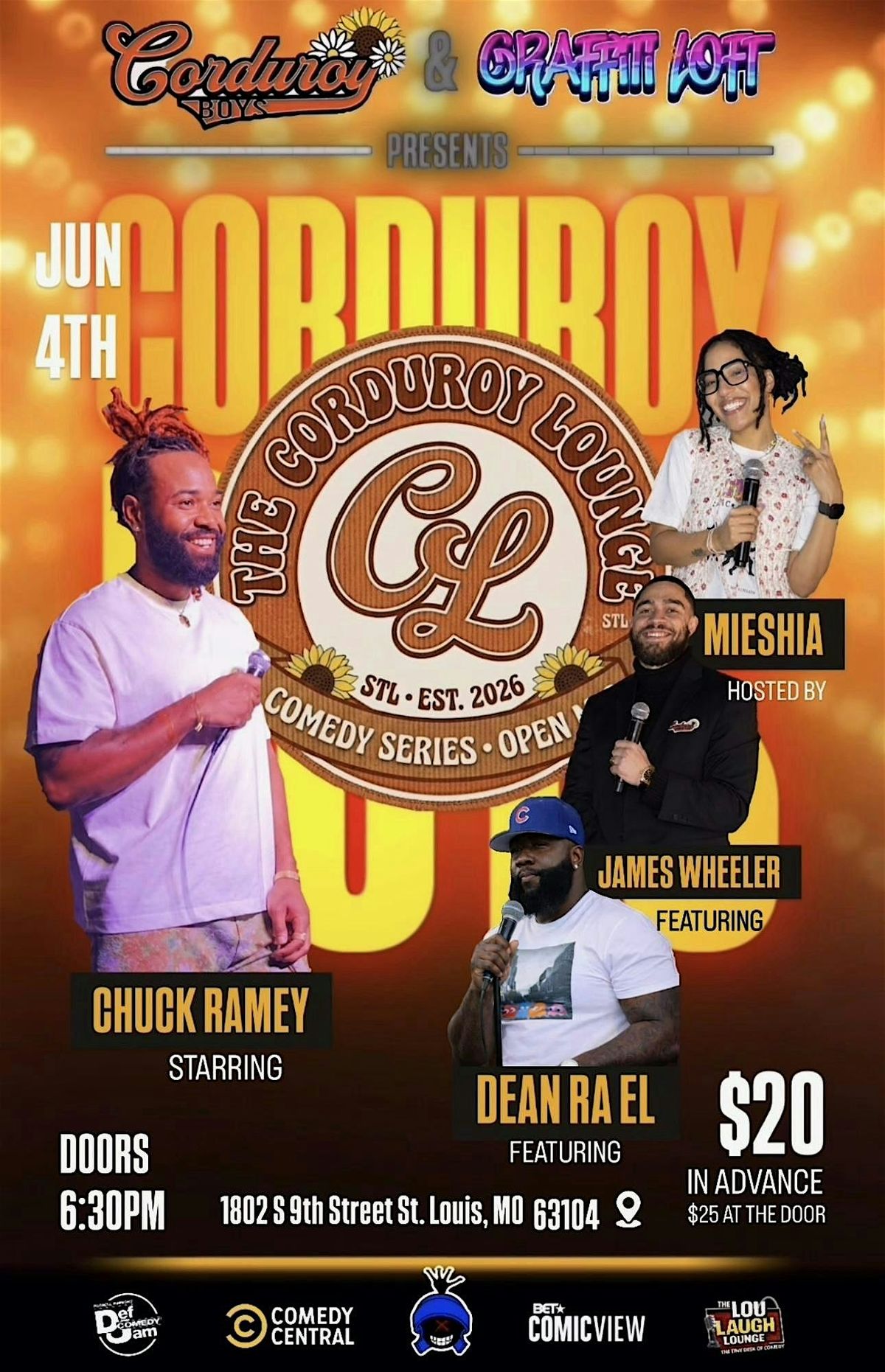 The Corduroy Lounge comedy series