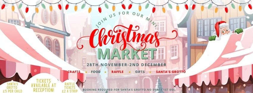 Mini Christmas Market & Santa's Grotto! \ud83c\udf84 