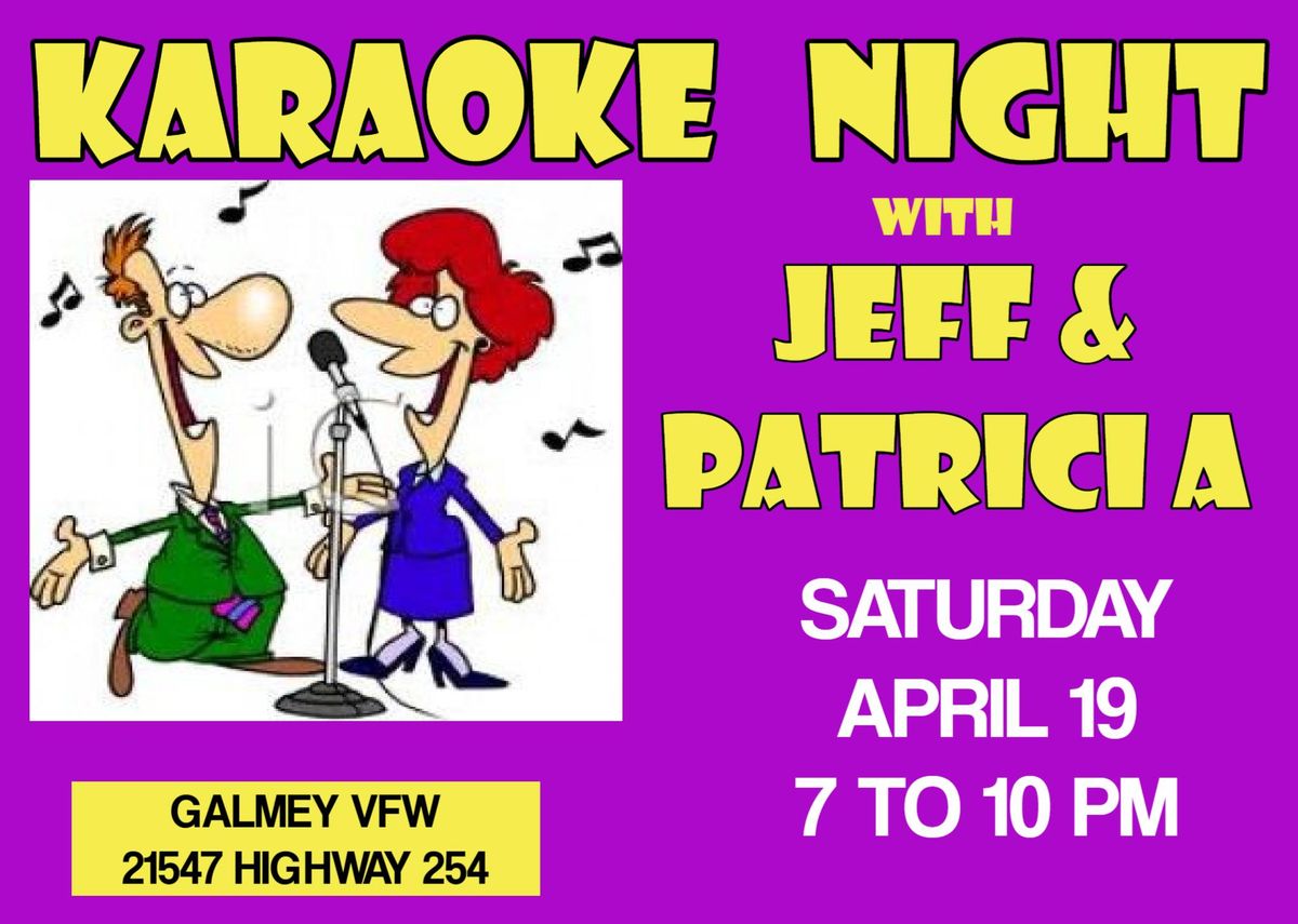 KARAOKE NIGHT WITH JEFF & PATRICIA