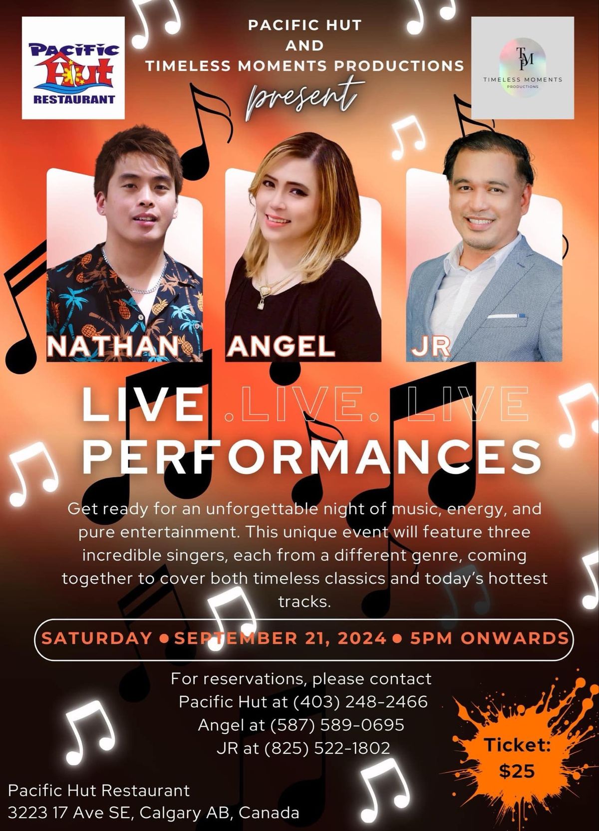 Saturday Night Live!Featuring Nathan, Angel and JR