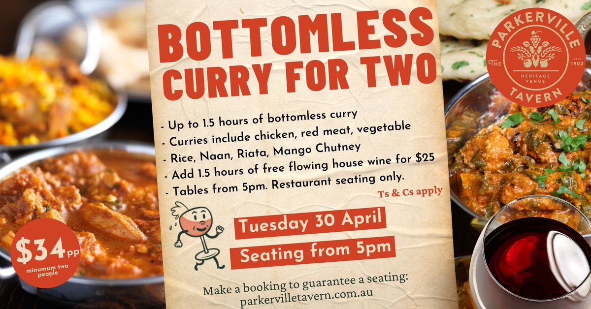 Bottomless Curry for Two