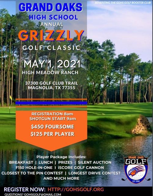 Grand Oaks High School Grizzly Golf Classic