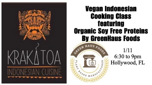 **SOLD OUT**Vegan Indonesian Cooking Class