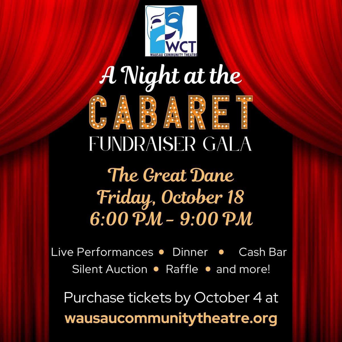 \u201cA Night at the Cabaret\u201d Fundraiser Gala