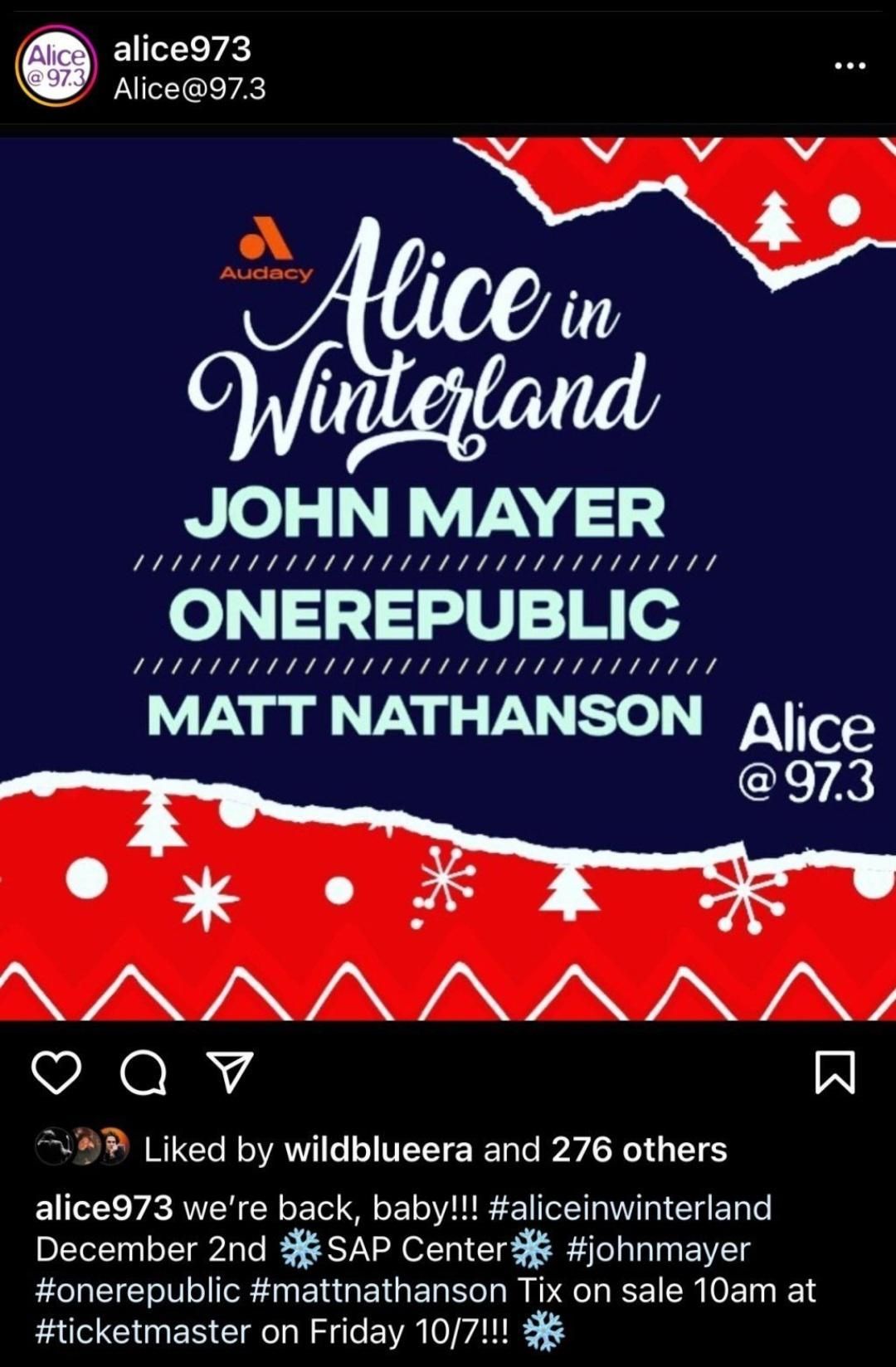 Alice 97.3's Alice In Winterland