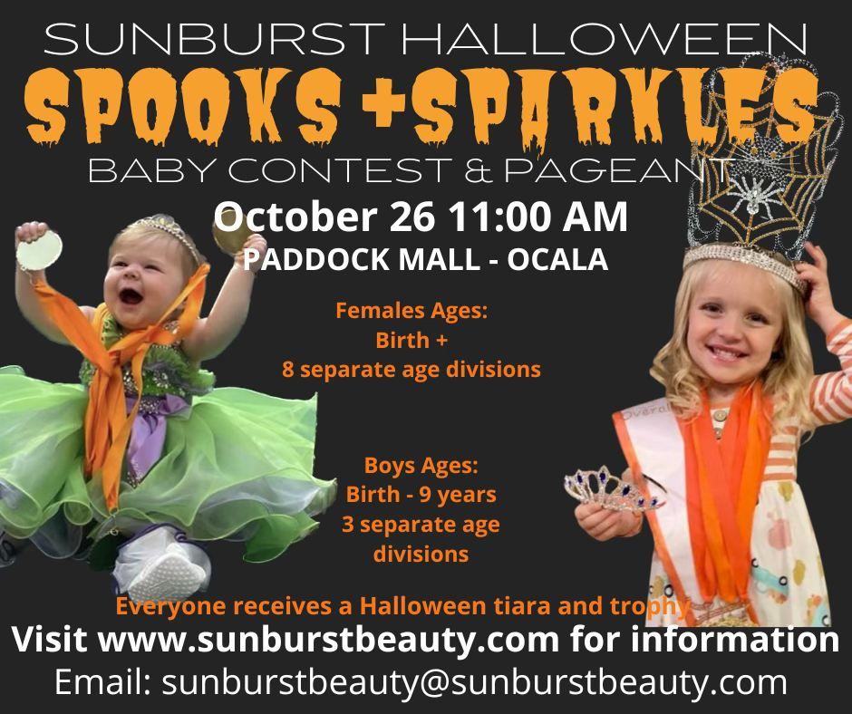 Ocala Halloween Spooks and Sparkles Pageant