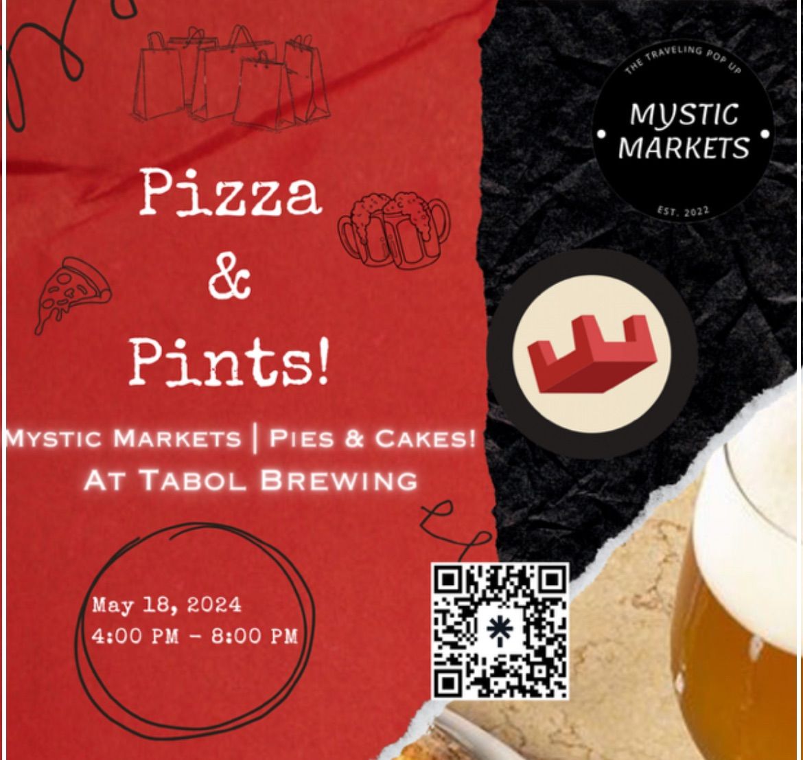 Pizza & Pints Market at Tabol Brewing!