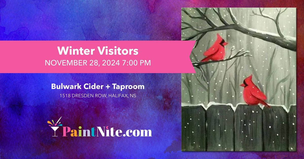 Paint Nite: Winter Visitors