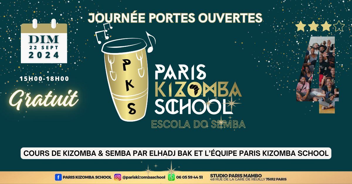 PORTES OUVERTES PARIS KIZOMBA SCHOOL \u2b50