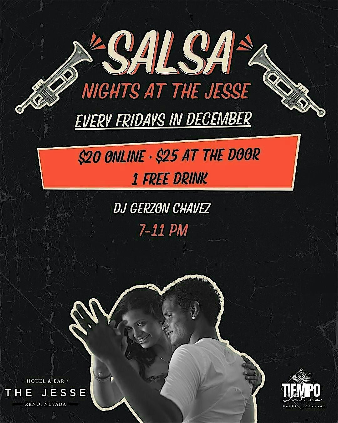 Club de Salsa \u2013 Fridays at The Jesse