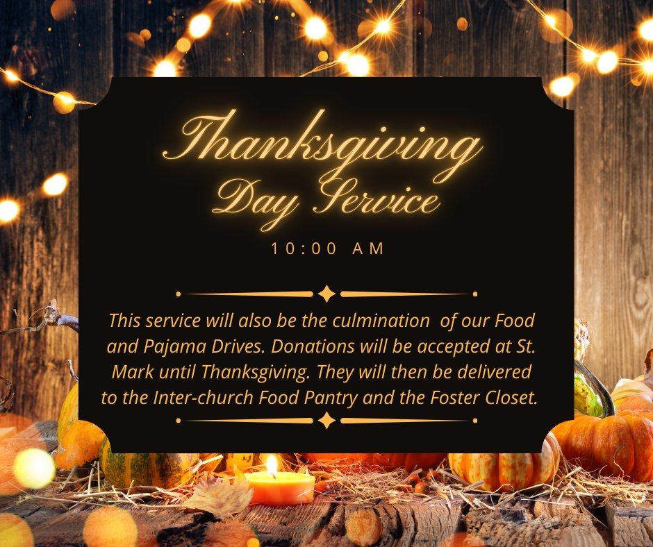 Thanksgiving Day Service