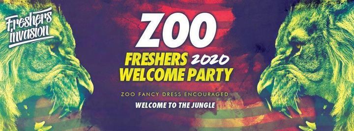 Manchester Freshers Welcome Party - ZOO Theme Special!