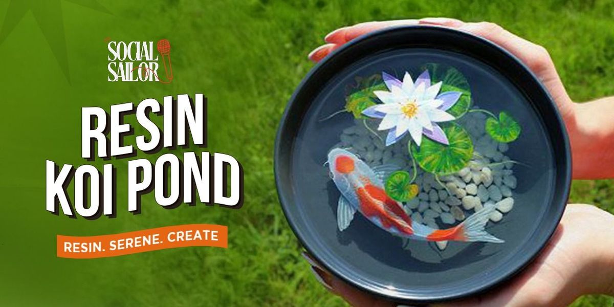 Resin Koi Pond Art - Pune