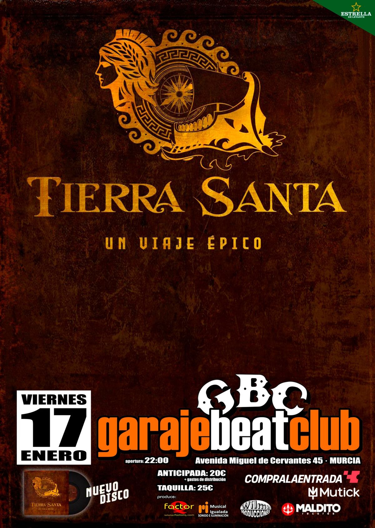 TIERRA SANTA en Garaje Beat Club (Murcia)