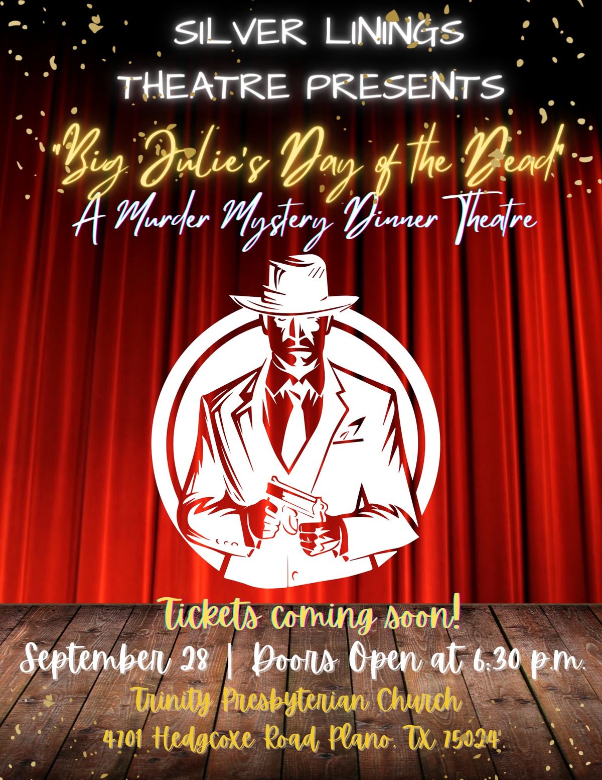 \u201cBig Julie\u2019s Day of the Dead\u201d Murder Mystery Dinner Theatre Fundraiser