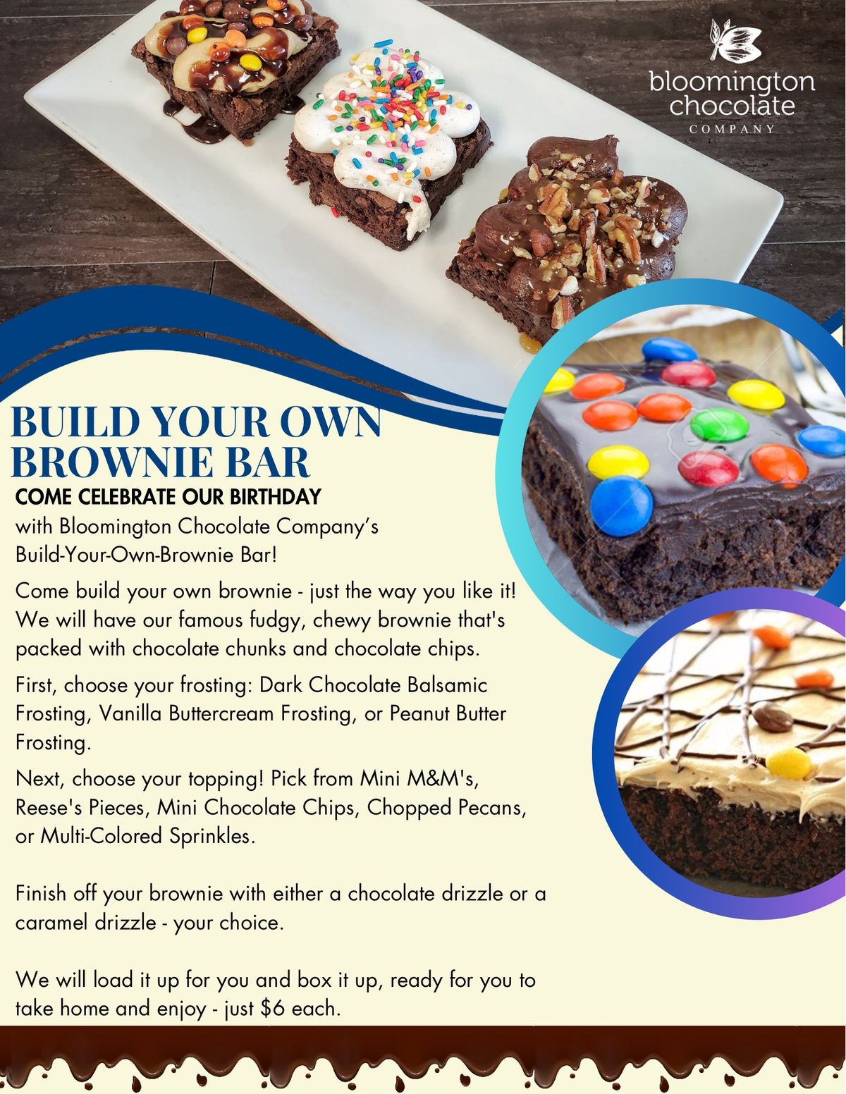 Build Your Own Brownie Bar! 