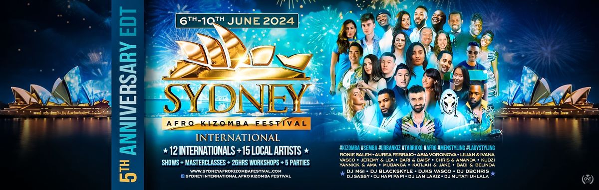 Sydney Afro Kizomba Festival 2024 - 5th Edition Anniversary