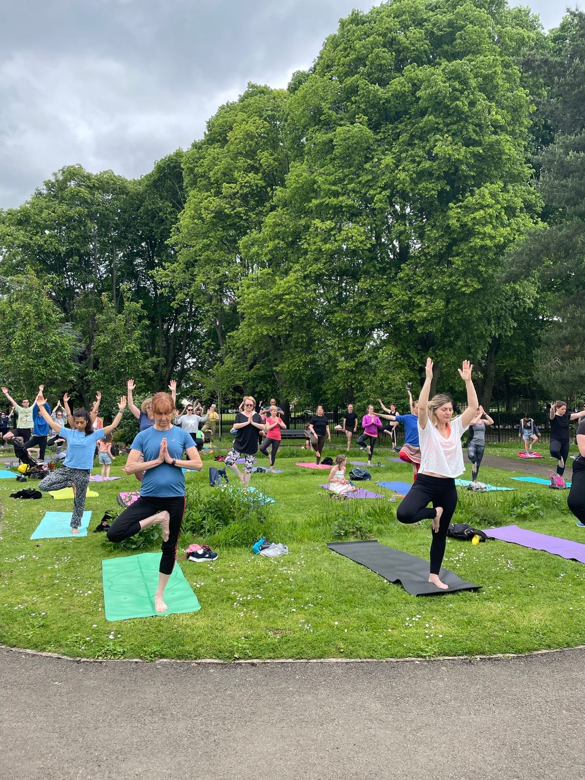 Outdoor Yoga in Page Park
