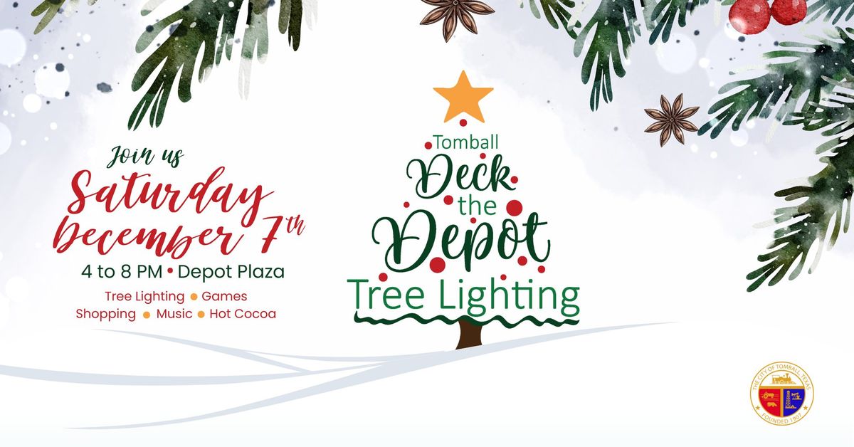 Deck the Depot Tree Lighting