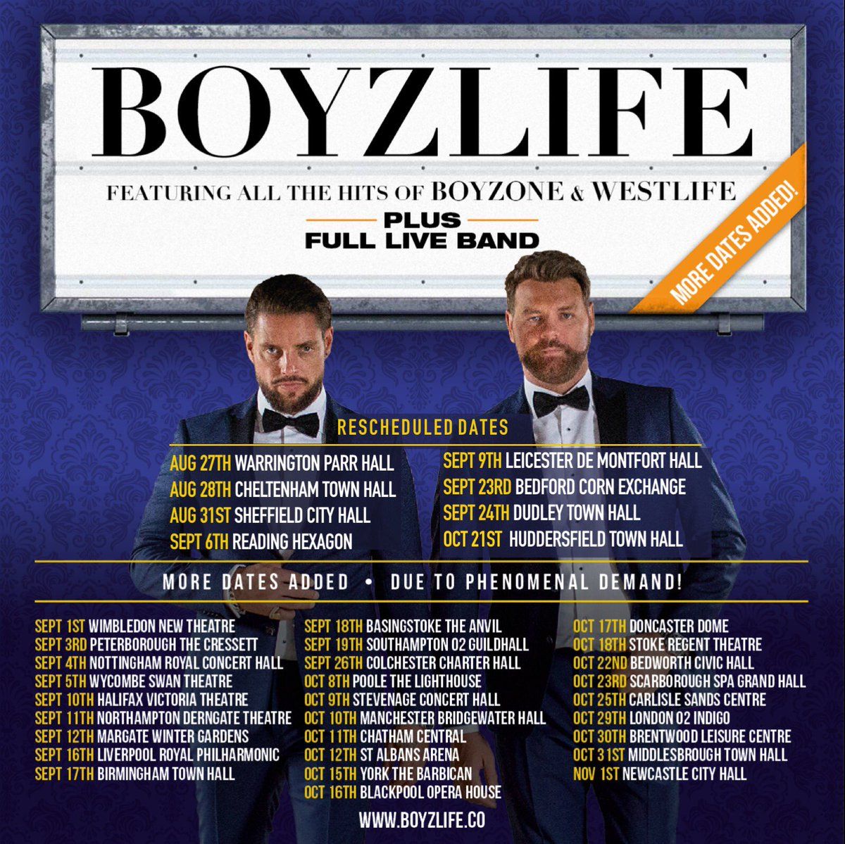 Boyzlife Scarborough Tickets